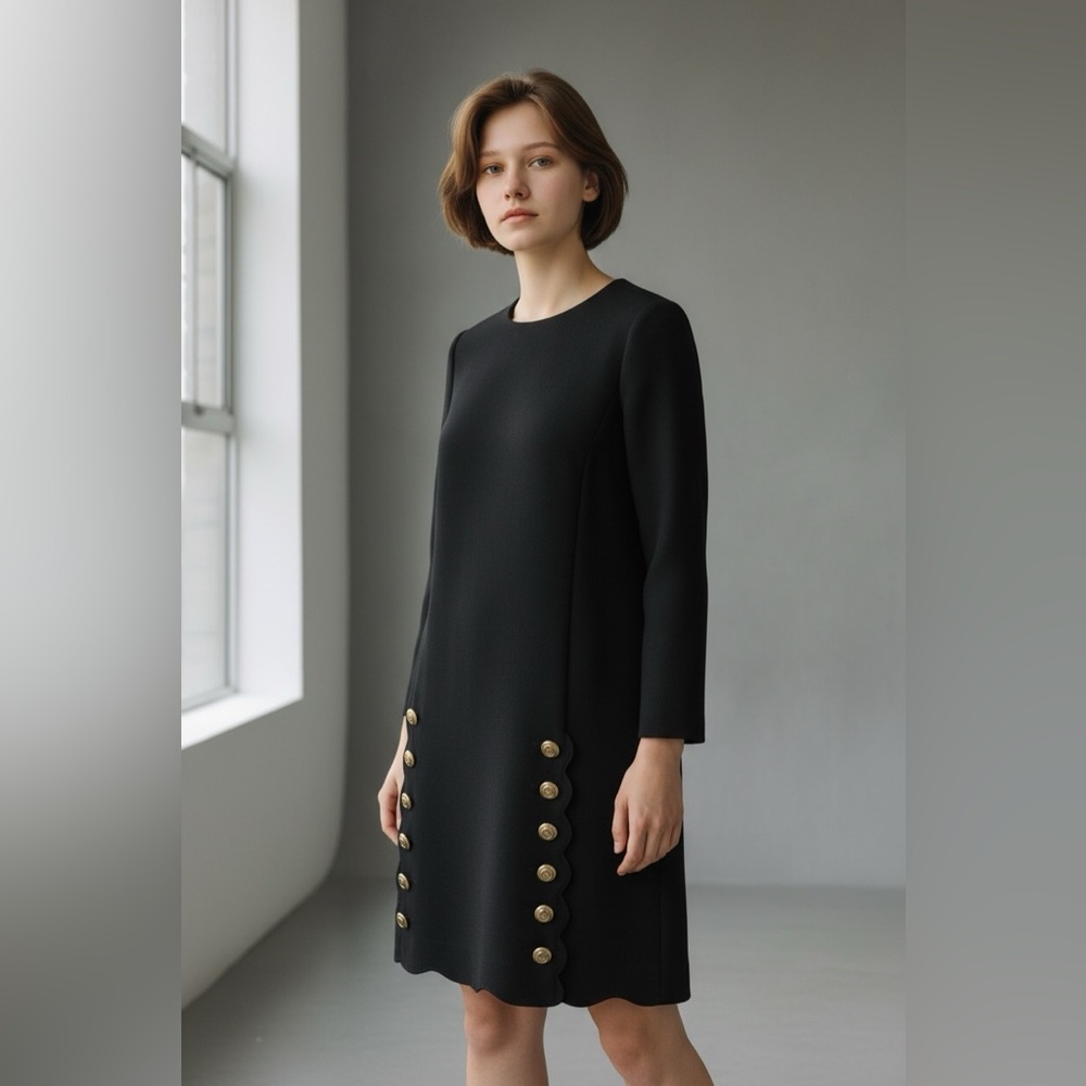 Chloe black shift dress - Picture 2 of 15